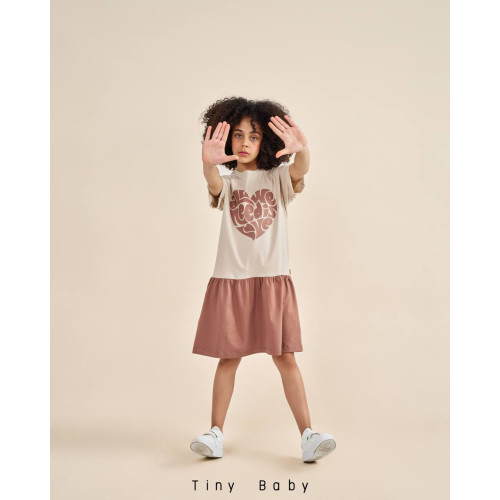 پیراهن قلب tiny baby